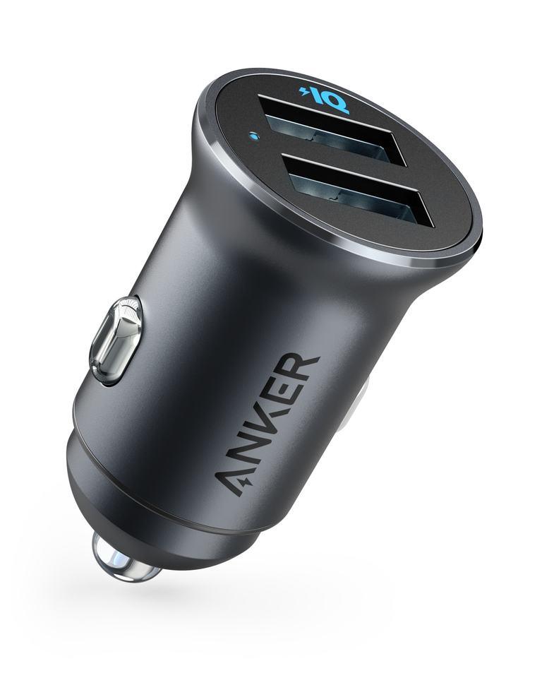 Anker PowerDrive 2 Alloy 24W Car Charger with 2 Ports Anker PowerDrive 2 Alloy 24W Car Charger with 2 Ports